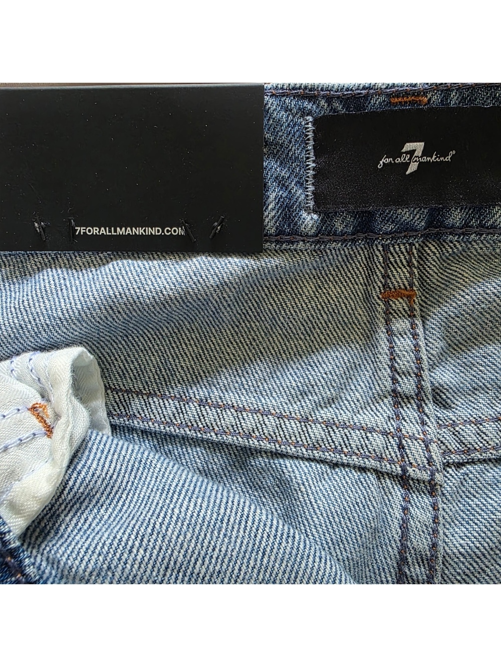 7 For All Mankind Women’s Size: 27 Zoey Wide-Leg Jeans - Picture 4 of 7